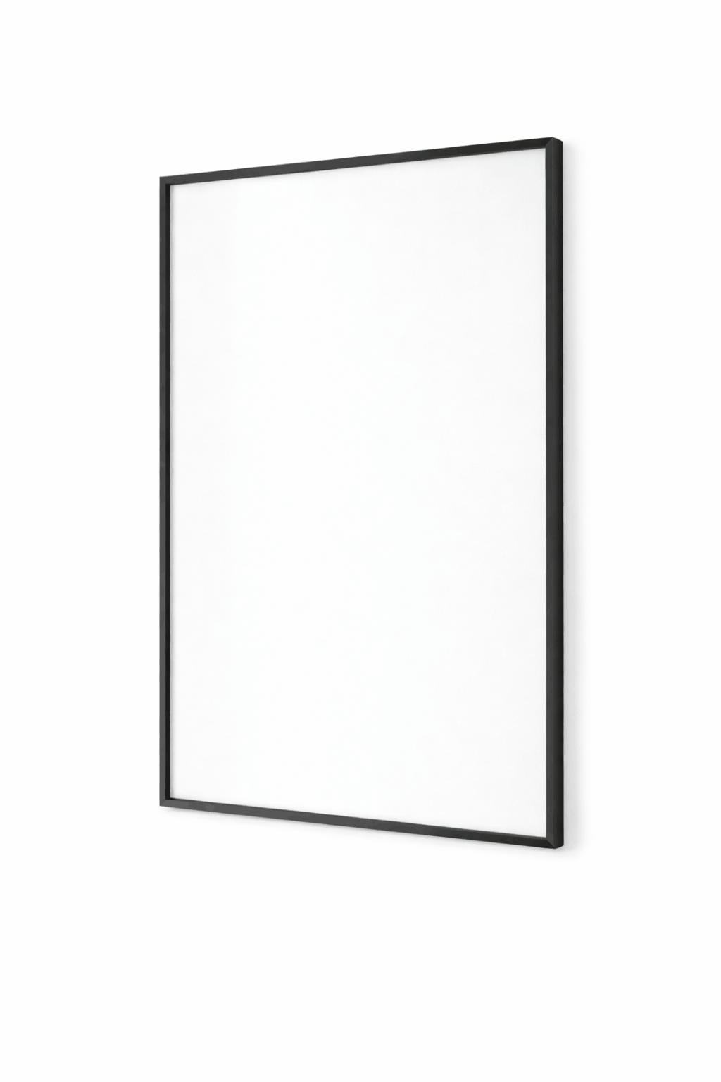 Poster mit stabilem Metallrahmen in modernem Design, geeignet für hochwertige Wandbilder
